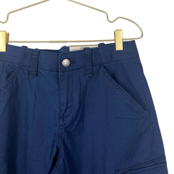 Natural Reflections Size 2 Navy Blue CARGO Pants Cotton Polyester Spandex WP57 - Picture 6 of 11